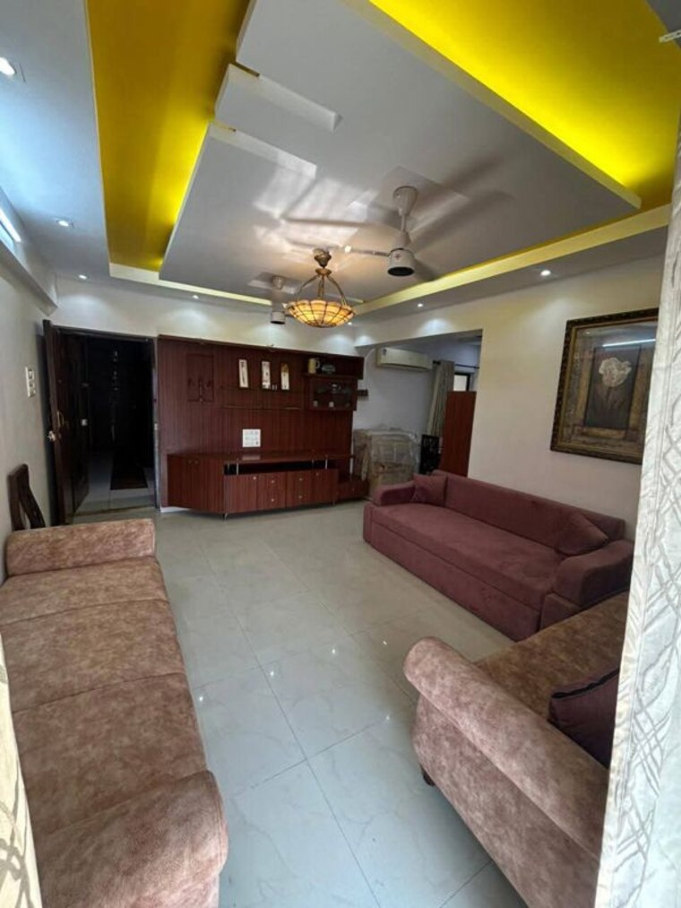 Living Room, dhokali 3 Bedroom 1200 Sq.Ft. Apartment In Dhokali Thane 10033086
