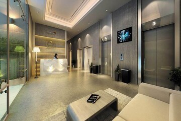 Living Room in 2.5 BHK Apartment at Royal Pristo, Malad East – for Sale