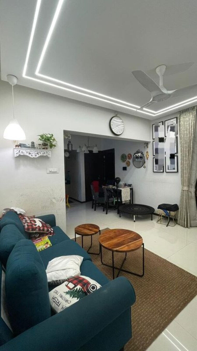 Living Room, malpani-vivanta 2 Bedroom 644 Sq.Ft. Apartment In Balewadi Pune 10032691