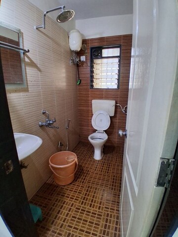 Bathroom in 2 BHK Apartment at Arihant Riddhi, Ghansoli – for Rent