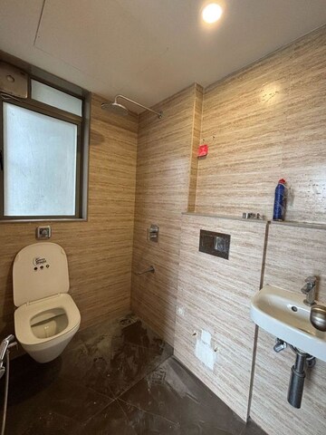 Bathroom in 1 BHK Apartment at Lodha Unica, Jogeshwari West – for Rent