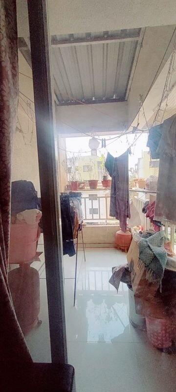 Balcony in 2 BHK Apartment at Majestique Oasis, Wagholi – for Rent