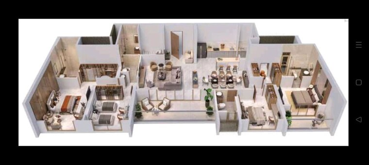 Floor Plan, malpani-m-soul-strings 4 Bedroom 2400 Sq.Ft. Apartment In Baner Pashan Link Road Pune 10027380