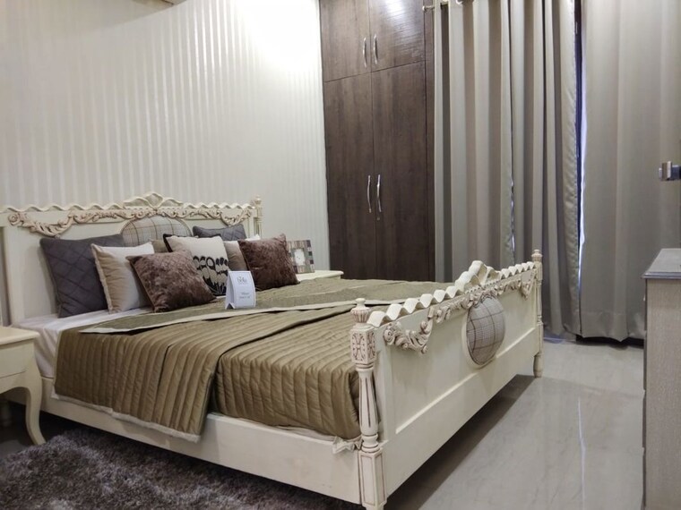 Bedroom, malwa-escon-arena 2 Bedroom 1500 Sq.Ft. Apartment In Lohgarh Zirakpur 10033491