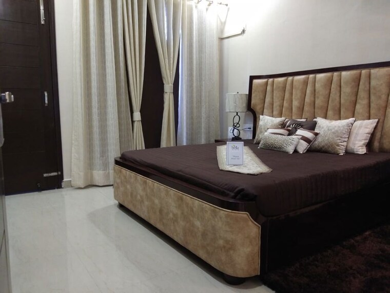Bedroom, malwa-escon-arena 2 Bedroom 1500 Sq.Ft. Apartment In Lohgarh Zirakpur 10033491
