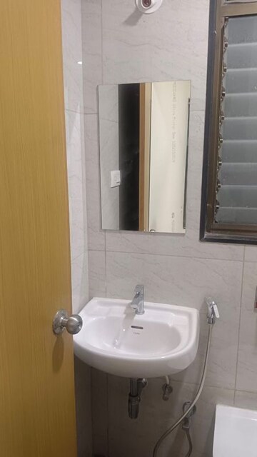 Bathroom in 1 BHK Apartment at Chandak 34 Park Estate, Goregaon West – for Rent