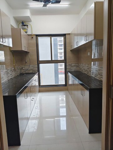 Kitchen in 3 BHK Apartment at Chandak 34 Park Estate, Goregaon West – for Rent