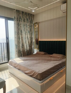 Master Bedroom in 2 BHK Apartment at Sunteck City Avenue 4, Goregaon West – for Rent