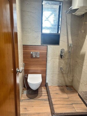 Bathroom in 2 BHK Apartment at Sunteck City Avenue 4, Goregaon West – for Rent