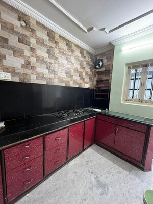Kitchen in 3 BHK Apartment at Eden Banjara, Sri Nagar Colony – for Rent