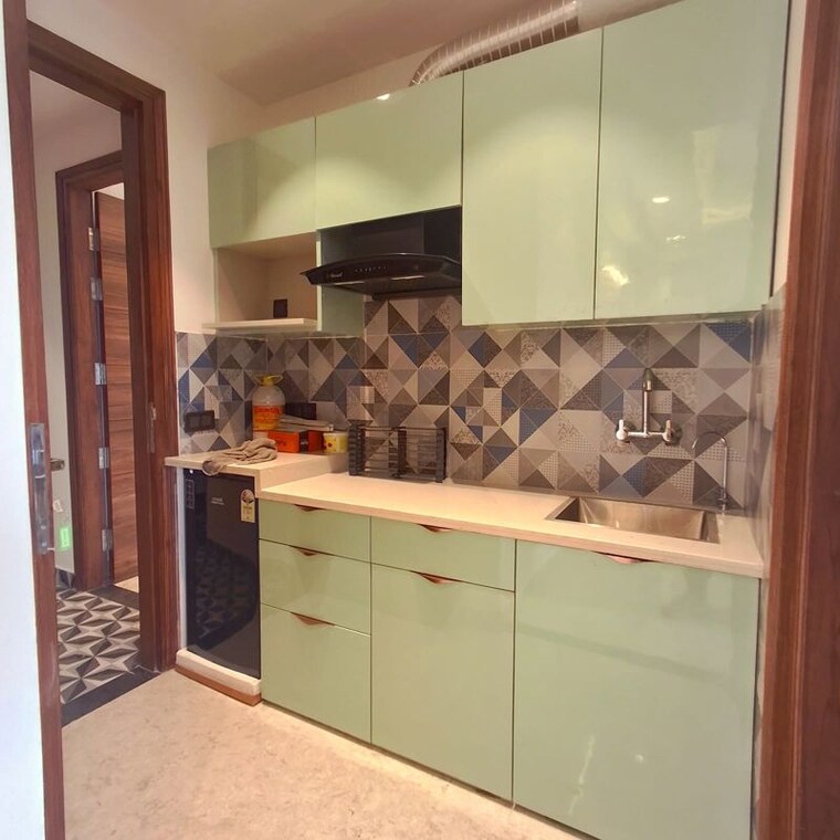 Kitchen, sector 46 1 RK 600 Sq.Ft. Builder Floor In Sector 46 Gurgaon 10034192