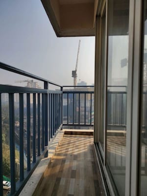 Balcony in 3 BHK Apartment at Conwood Enclave, Vasant Vihar – for Rent