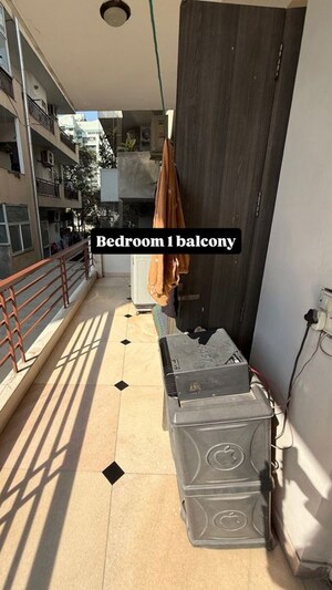 Balcony in 2 BHK Builder Floor at Ansal Plaza Sector-23, Sector 23 – for Rent