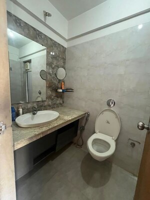 Bathroom in 2 BHK Apartment at Nahar Amrit Shakti, Chandivali – for Rent