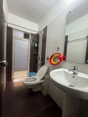 Bathroom in 2 BHK Apartment at Nahar Amrit Shakti, Chandivali – for Rent