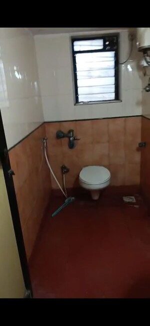 Bathroom in 3 BHK Apartment at Krishna Residency Malad West, Malad West – for Rent
