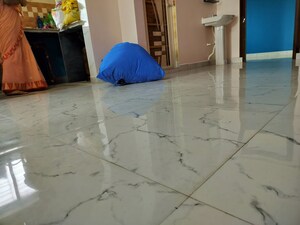 Bathroom in 3 BHK Apartment at SCC Sapphire, Raj Nagar Extension – for Rent