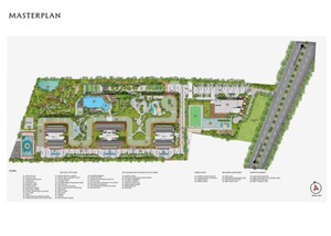 Master Plan in 3 BHK Apartment at Puravankara Purva Silver Sky, Electronic City Phase ii – for Sale