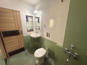 Bathroom in 2 BHK Apartment at Hiranandani Estate, Ghodbunder Road – for Rent