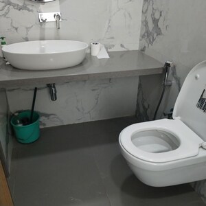 Bathroom in 3 BHK Apartment at The Ruby, Dadar West – for Sale