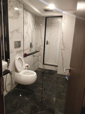 Bathroom in 2 BHK Apartment at Ruparel Ariana, Parel – for Rent