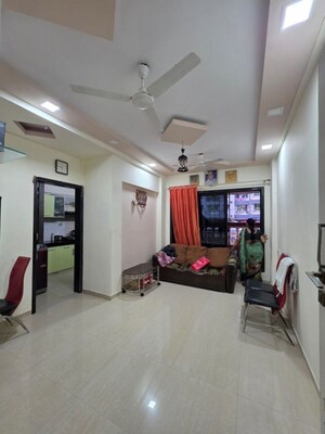 Living Room in 2 BHK Apartment at New Home Paradise, Virar West – for Sale