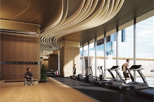 Gym in 3 BHK Villa at Adani Ten BKC, Bandra East – for Rent