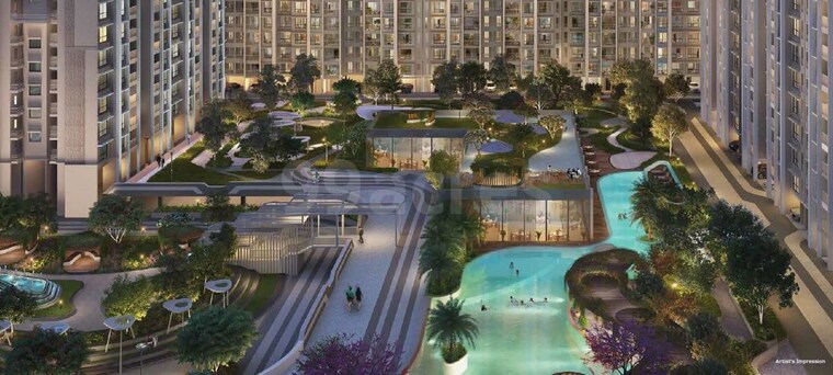 Swimming Pool, dosti-greenscape 2 Bedroom 1102 Sq.Ft. Apartment In Hadapsar Pune 10034603