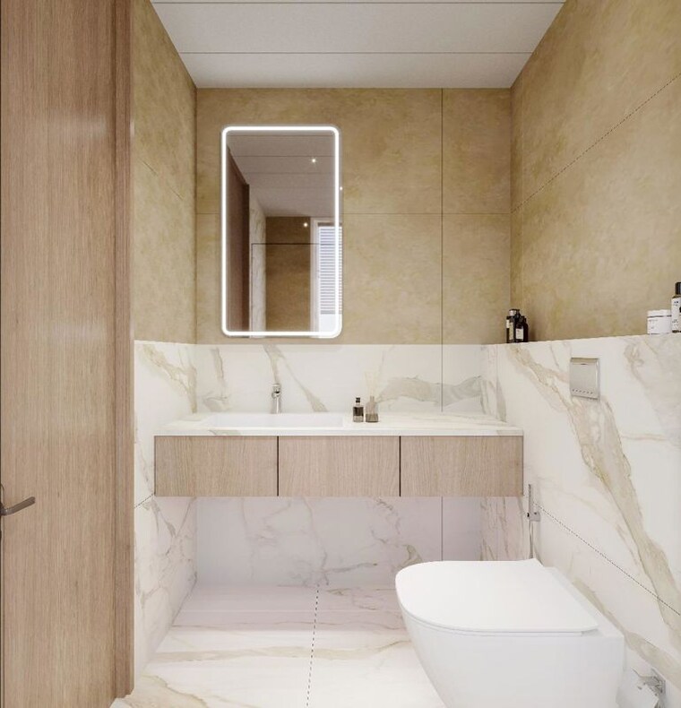 Bathroom, pristine-kyra 4 Bedroom 2644 Sq.Ft. Apartment In Viman Nagar Pune 10034666