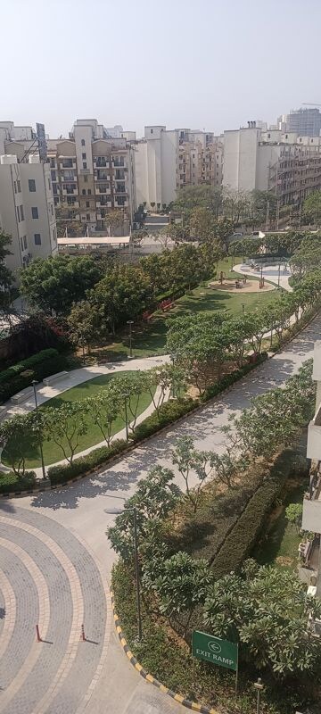 Balcony in 3.5 BHK Apartment at Emaar Emerald Estate, Sector 65 – for Rent