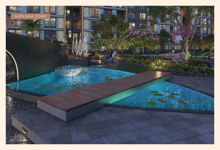 Swimming Pool, shubh-nirvana 3 Bedroom 1337 Sq.Ft. Apartment In Viman Nagar Pune 10034700