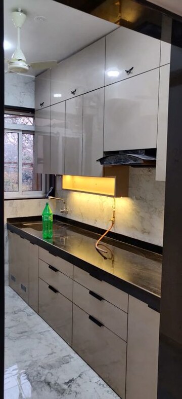 Kitchen in 2.5 BHK Apartment at Dosti Group Imperia, Manpada – for Rent