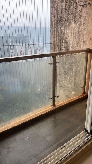 Balcony in 2.5 BHK Apartment at Dosti Group Imperia, Manpada – for Rent