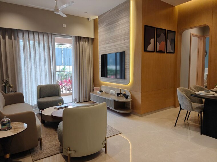 Living Room, bansall-amara 3 Bedroom 1056 Sq.Ft. Apartment In Keshav Nagar Pune 10034707
