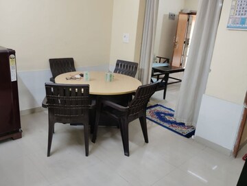 Dining area in 2 BHK Builder Floor at Omicron Iii Greater Noida – for Rent