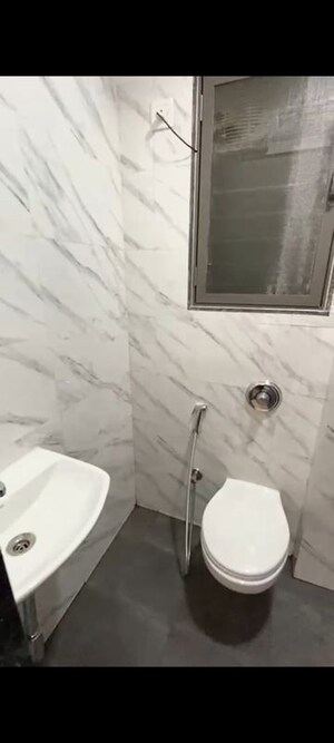 Attached Bathroom in 1 BHK Apartment at UK Iridium, Kandivali East – for Rent