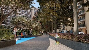 Swimming Pool in 3 BHK Apartment at Sare Crescent Parc, Sector 92 – for Sale