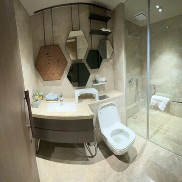 Bathroom in 3 BHK Apartment at The Park Residency Andheri, Mhada Colony – for Rent