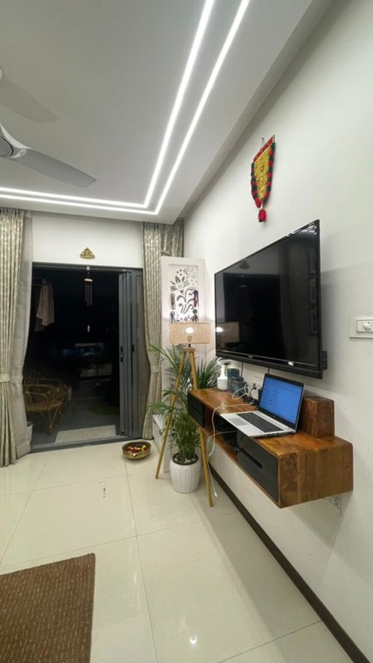 Living Room, malpani-vivanta 2 Bedroom 800 Sq.Ft. Apartment In Balewadi Pune 10034826