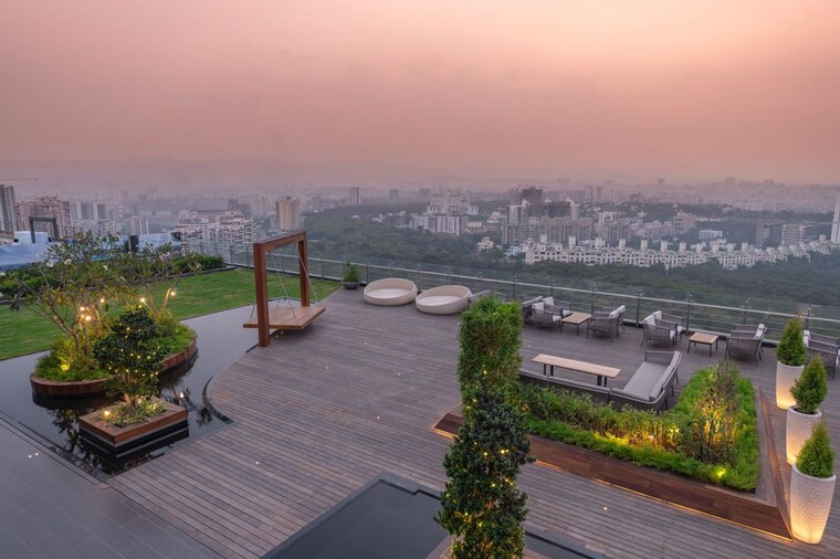 Swimming Pool, acropolis-purple-voyage-to-the-stars 4 Bedroom 2419 Sq.Ft. Apartment In Nibm Road Pune 10034870