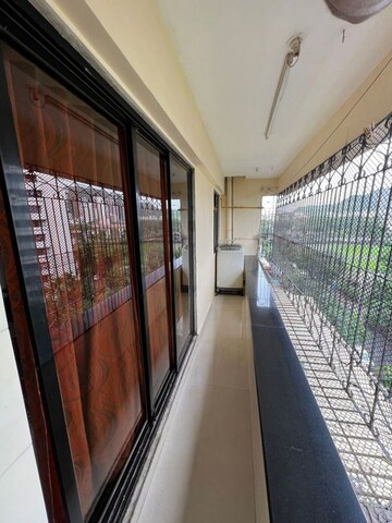 Balcony in 3 BHK Apartment at Galaxy Carina, Kharghar Sector 15 – for Rent