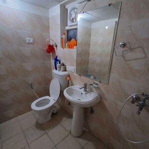 Bathroom in 2 BHK Apartment at Gaur Yamuna City 16th Park View, Sector 19 Yamuna Expressway – for Rent