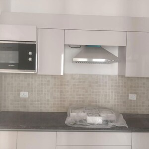 Kitchen in 3 BHK Apartment at Godrej Woods, Sector 43 – for Rent