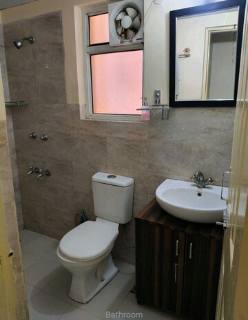 Bathroom in 2 BHK Apartment at Wave Dream Homes, Wave City – for Rent