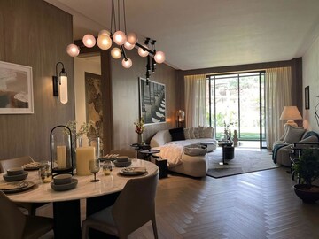 Living Room in 4 BHK Apartment at Panchshil YooPune, Hadapsar – for Sale