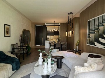 Living Room in 4 BHK Apartment at Panchshil YooPune, Hadapsar – for Sale