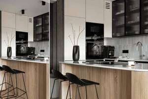 Kitchen in 2 BHK Apartment at Elixir Mall, Sector 44 – for Rent