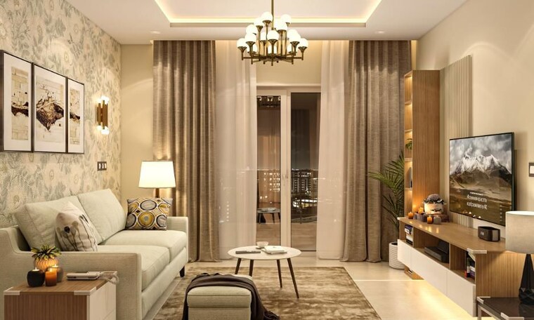 Living Room, lok vihar 6+ Bedroom 187 Sq.Yd. Independent House In Lok Vihar Delhi 10035196