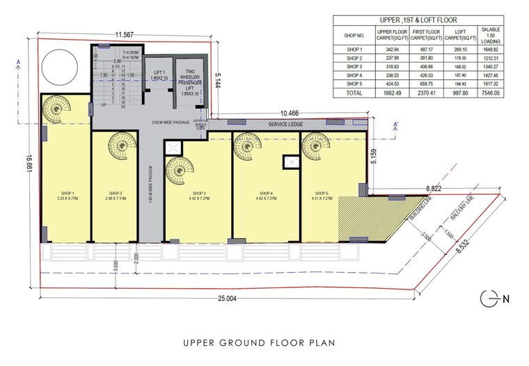 Floor Plan, sadashiv peth Commercial Shop 545 Sq.Ft. In Sadashiv Peth Pune 10035217