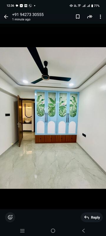 Bedroom in 3 BHK Apartment at Unique Youtopia, Kharadi – for Sale